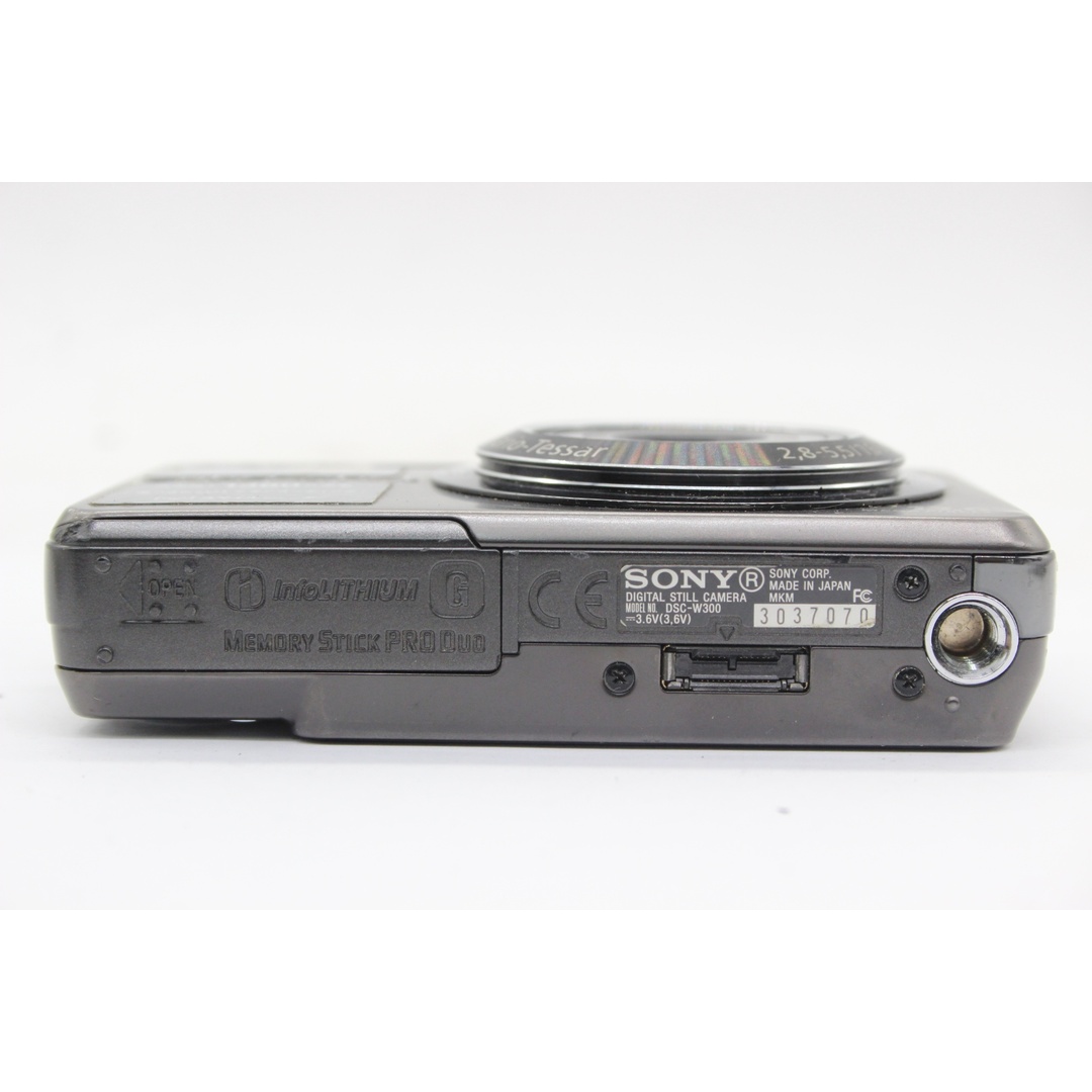 【返品保証】 ソニー SONY Cyber-shot DSC-W300 3x バッテリー付き コンパクトデジタルカメラ  s9619 スマホ/家電/カメラのカメラ(コンパクトデジタルカメラ)の商品写真