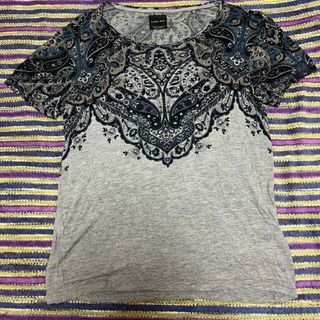 ZARA - ZARA MAN ペイズリー Tシャツ Mサイズ