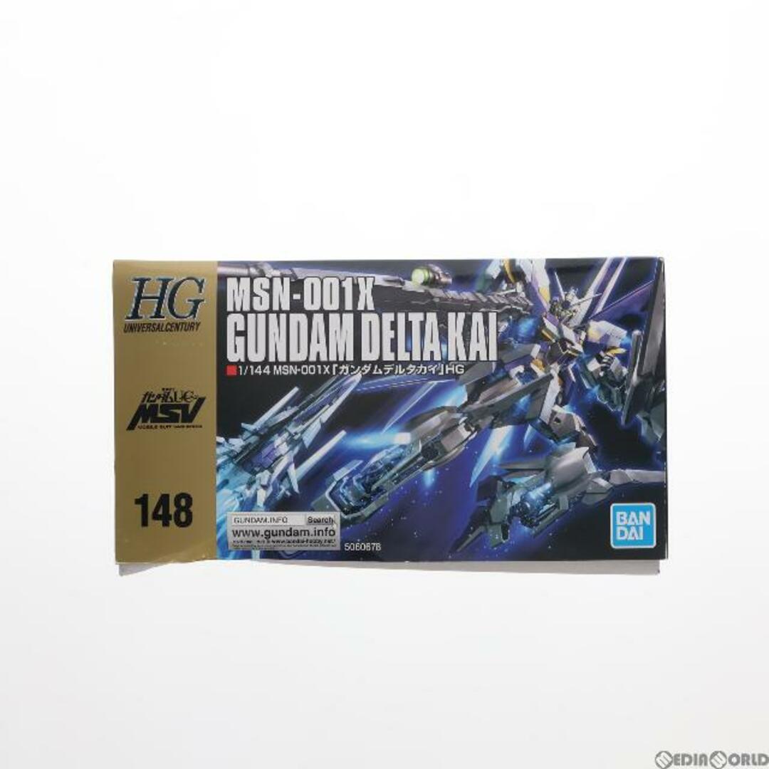 BANDAI(バンダイ)のHGUC 1/144 MSN-001X ガンダムデルタカイ 機動戦士ガンダムUC(ユニコーン) MSV プラモデル(5060678) バンダイスピリッツ エンタメ/ホビーのおもちゃ/ぬいぐるみ(プラモデル)の商品写真