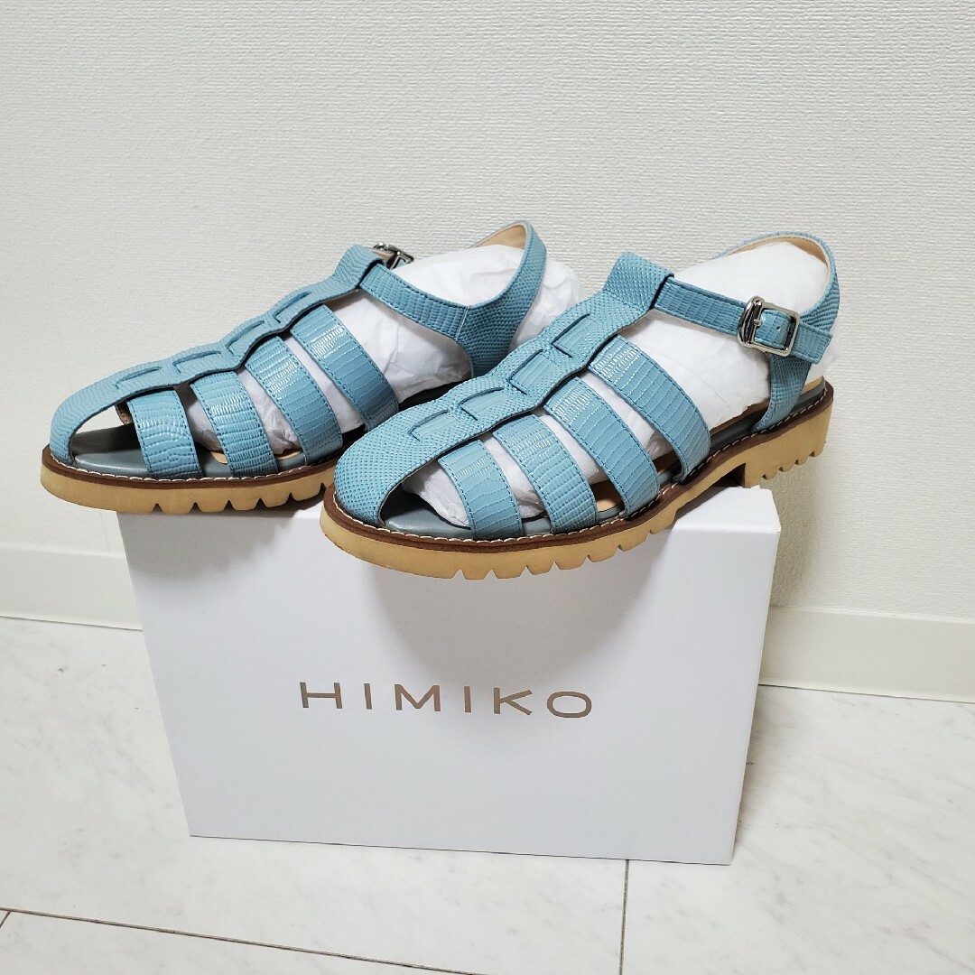 卑弥呼(ヒミコ)の卑弥呼 ヒミコ グルカサンダル ブルー 24.0 レディースの靴/シューズ(サンダル)の商品写真