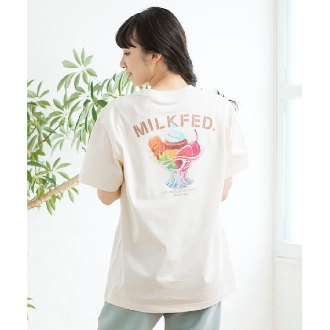 MILKFED.(ミルクフェド)のMILKFED. プリンアラモードTシャツ レディースのトップス(Tシャツ(半袖/袖なし))の商品写真