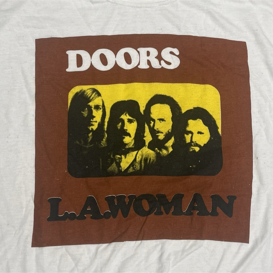 DOORS ドアーズバンドTシャツ/バンT/USED/古着L メンズのトップス(Tシャツ/カットソー(半袖/袖なし))の商品写真