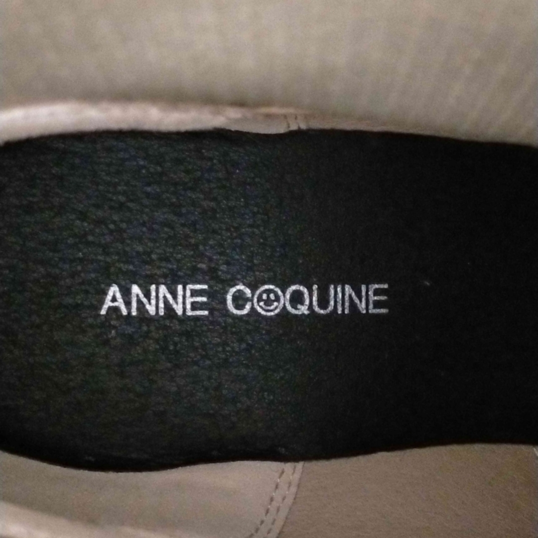 anne coquine(アンコキーヌ) ニットコンビトラックソールブーツ レディースの靴/シューズ(ブーティ)の商品写真