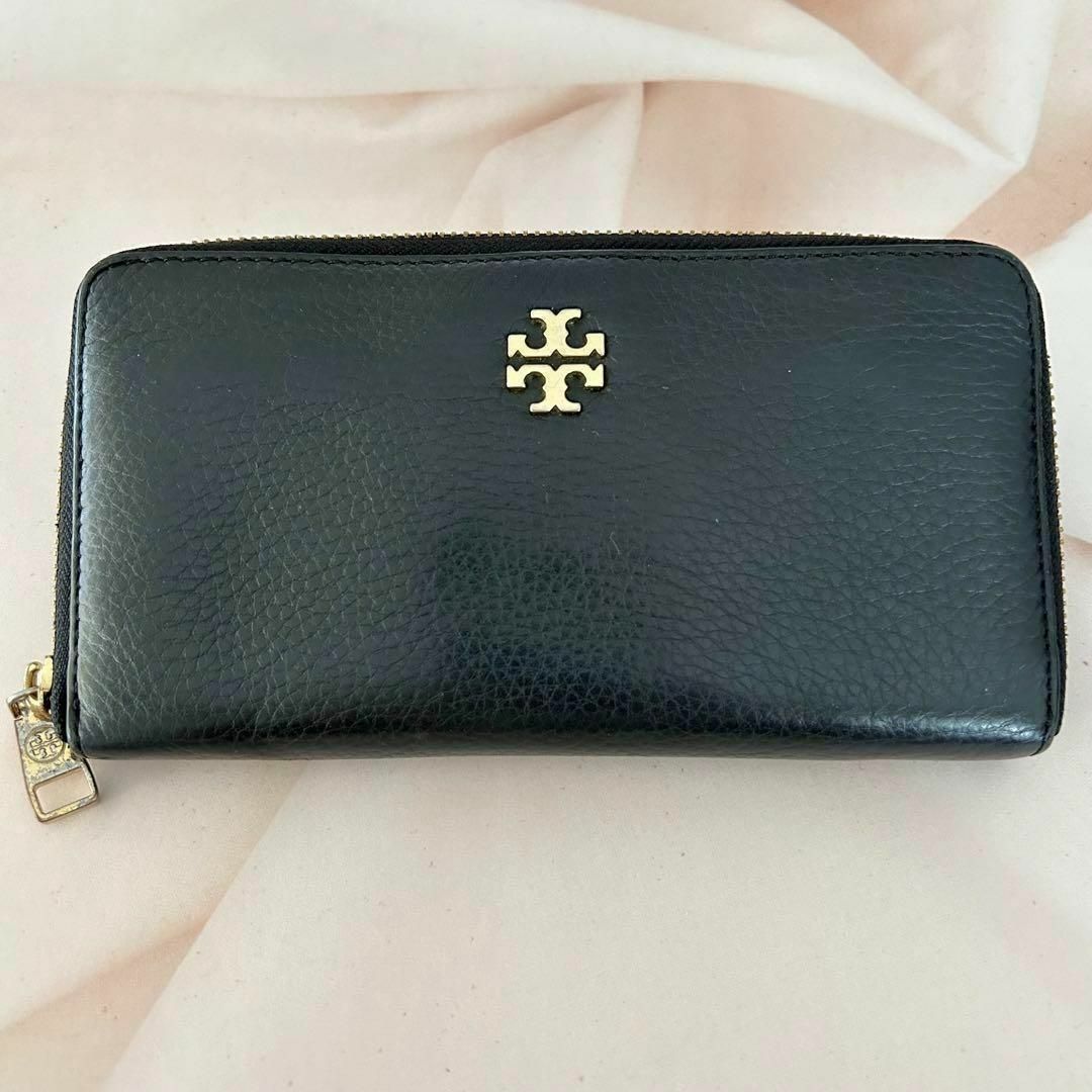 Tory Burch(トリーバーチ)のTory Burch トリーバーチ 長財布 ブラック ラウンドファスナー レディースのファッション小物(財布)の商品写真