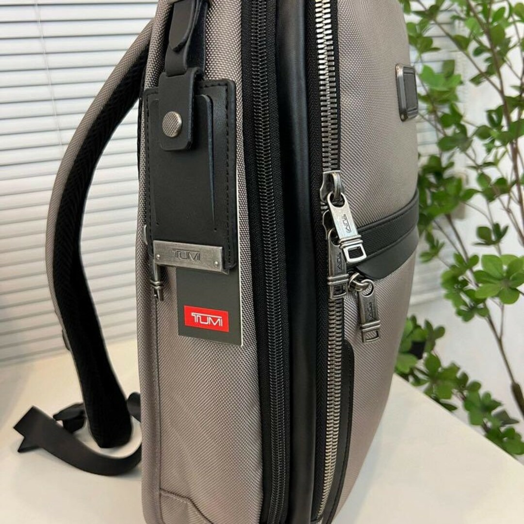 TUMI(トゥミ)の新品 TUMI ALPHA 2603581 スリム・バックパック メテオ グレイ メンズのバッグ(バッグパック/リュック)の商品写真