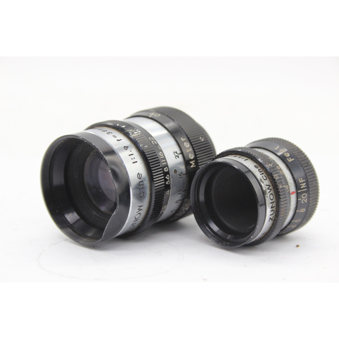 【訳あり品】 【レンズ2点まとめ】ズノー Zunow Tele Zunow Cine 38mm F1.9 13mm F1.9 シネレンズ  s9887 スマホ/家電/カメラのカメラ(レンズ(単焦点))の商品写真