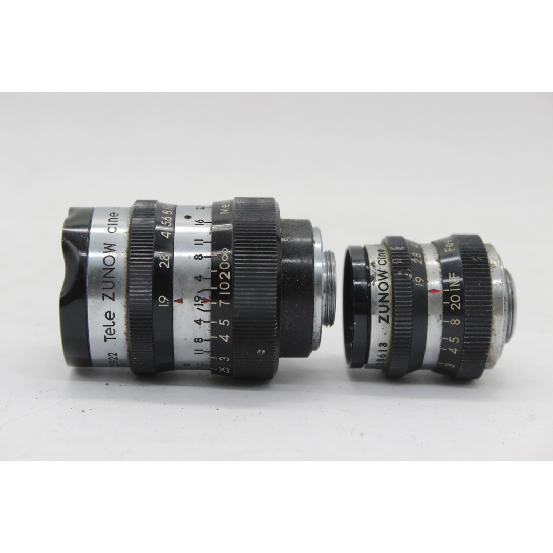 【訳あり品】 【レンズ2点まとめ】ズノー Zunow Tele Zunow Cine 38mm F1.9 13mm F1.9 シネレンズ  s9887 スマホ/家電/カメラのカメラ(レンズ(単焦点))の商品写真