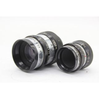 【訳あり品】 【レンズ2点まとめ】ズノー Zunow Tele Zunow Cine 38mm F1.9 13mm F1.9 シネレンズ  s9887(レンズ(単焦点))