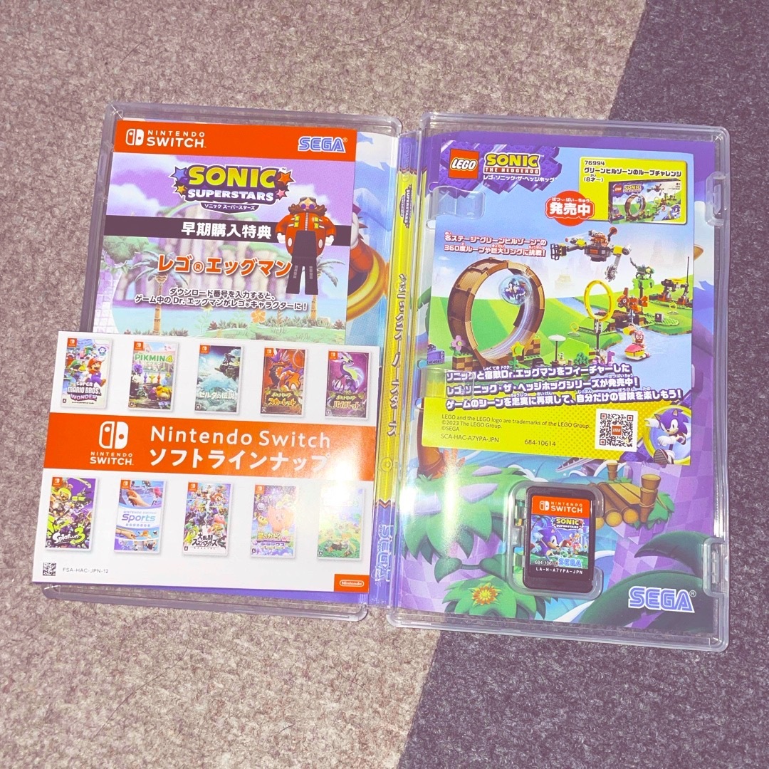 Nintendo Switch(ニンテンドースイッチ)のソニックスーパースターズ エンタメ/ホビーのゲームソフト/ゲーム機本体(家庭用ゲームソフト)の商品写真