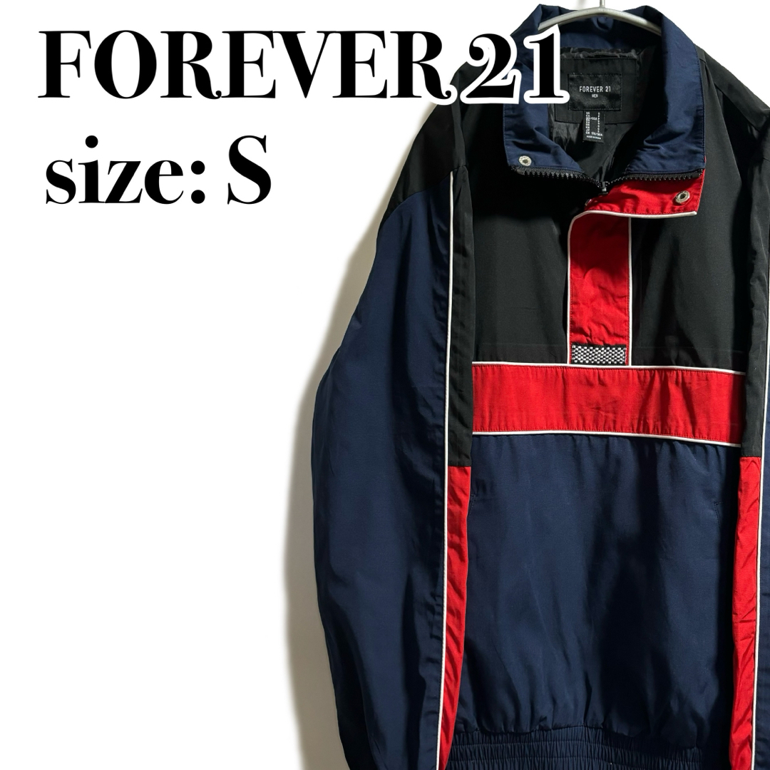 FOREVER 21(フォーエバートゥエンティーワン)のFOREVER 21 ナイロンジャケット　アウター　ブルゾン メンズのジャケット/アウター(ナイロンジャケット)の商品写真