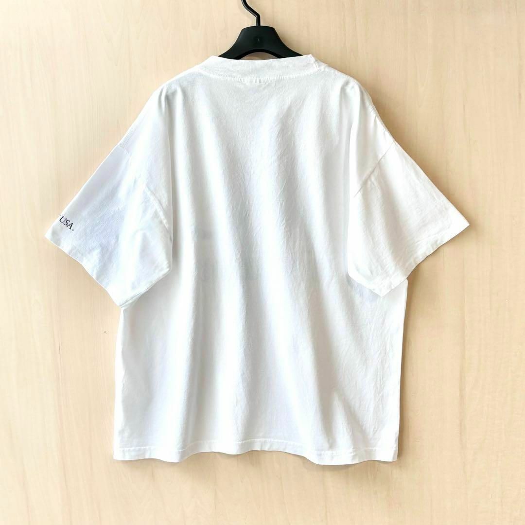 VINTAGE(ヴィンテージ)の90s USA製古着　ヴィンテージ　Tシャツ　アイスホッケー　チームキャラ メンズのトップス(Tシャツ/カットソー(半袖/袖なし))の商品写真