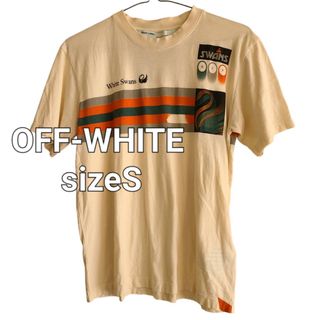 OFF-WHITE - OFF-WHITE White Swansプリントtシャツ sizeS   