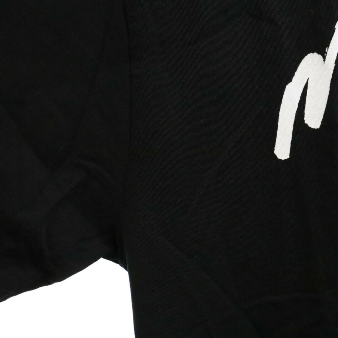 MAISON KITSUNE'(メゾンキツネ)のMAISON KITSUNE メゾンキツネ フロントロゴプリント 半袖Tシャツ ブラック AM00104KJ008 メンズのトップス(Tシャツ/カットソー(半袖/袖なし))の商品写真