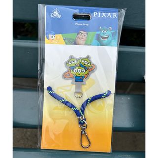 ディズニー(Disney)の香港ディズニー トイストーリー リトルグリーンメン スマホストラップ 新品未開封(ネックストラップ)