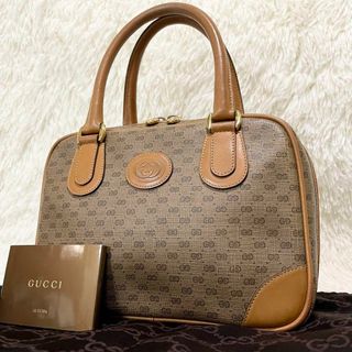 Gucci - グッチ　トートバッグ　マイクロGG オールドグッチ　インターロッキング　ベージュ