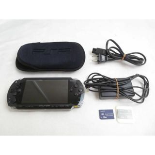  中古品 ゲーム PSP 本体 PSP1000 ブラック 動作品 メモリースティック 1GB 充電器付き(携帯用ゲーム機本体)