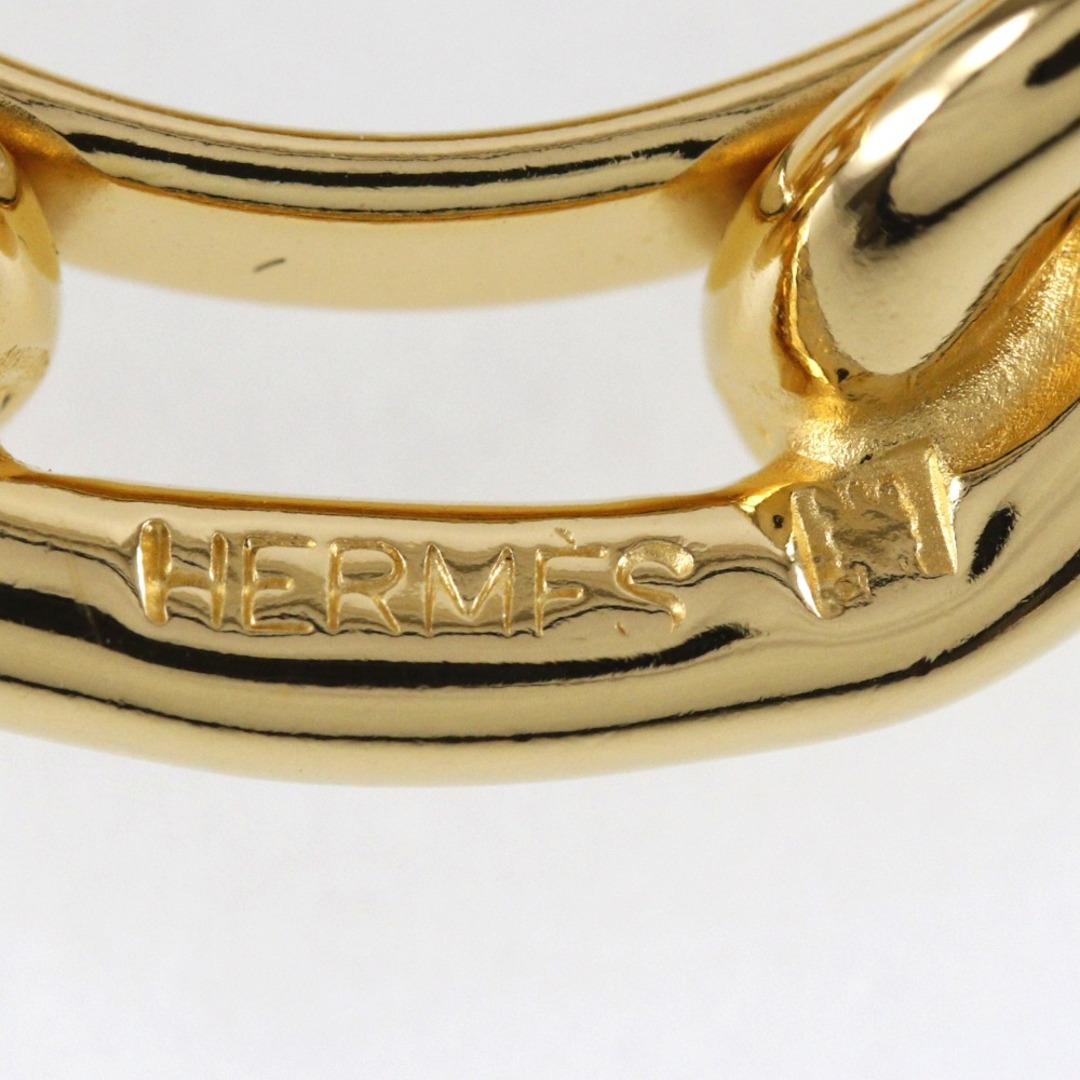 Hermes(エルメス)の【HERMES】エルメス シェーヌダンクル 金メッキ ゴールド レディース スカーフリング レディースのアクセサリー(その他)の商品写真