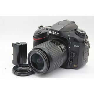 【返品保証】 ニコン Nikon D600 FX AF-S DX Nikkor ED 18-55mm F3.5-5.6 G バッテリー付き デジタル一眼 ボディレンズセット  s9891(デジタル一眼)