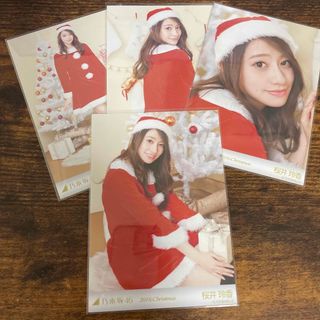 ノギザカフォーティーシックス(乃木坂46)の乃木坂46 桜井玲香 2016 クリスマス 生写真 4種コンプ(アイドルグッズ)