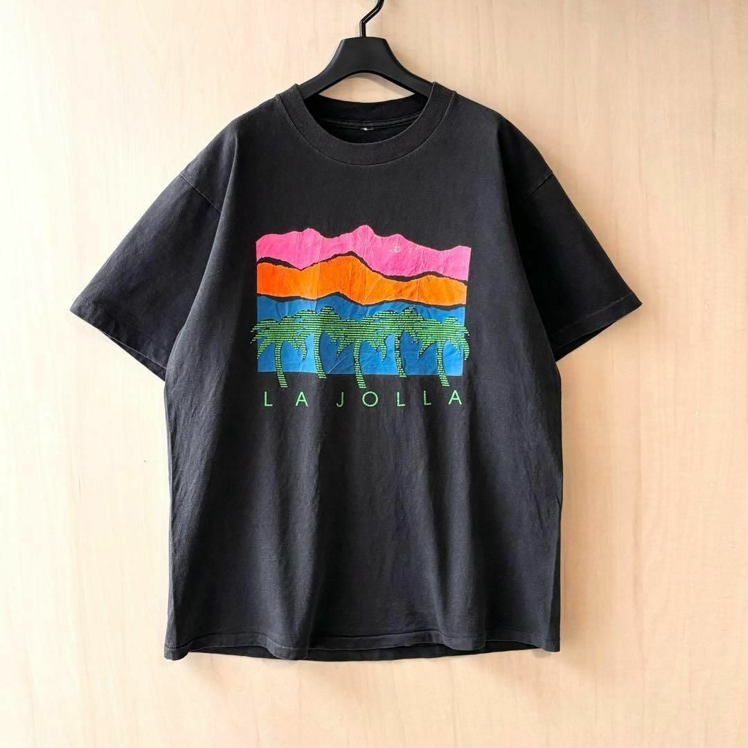 VINTAGE(ヴィンテージ)の90s古着　ヴィンテージ　Tシャツ　グラフィック　風合い抜群　ラホヤ　リゾート メンズのトップス(Tシャツ/カットソー(半袖/袖なし))の商品写真