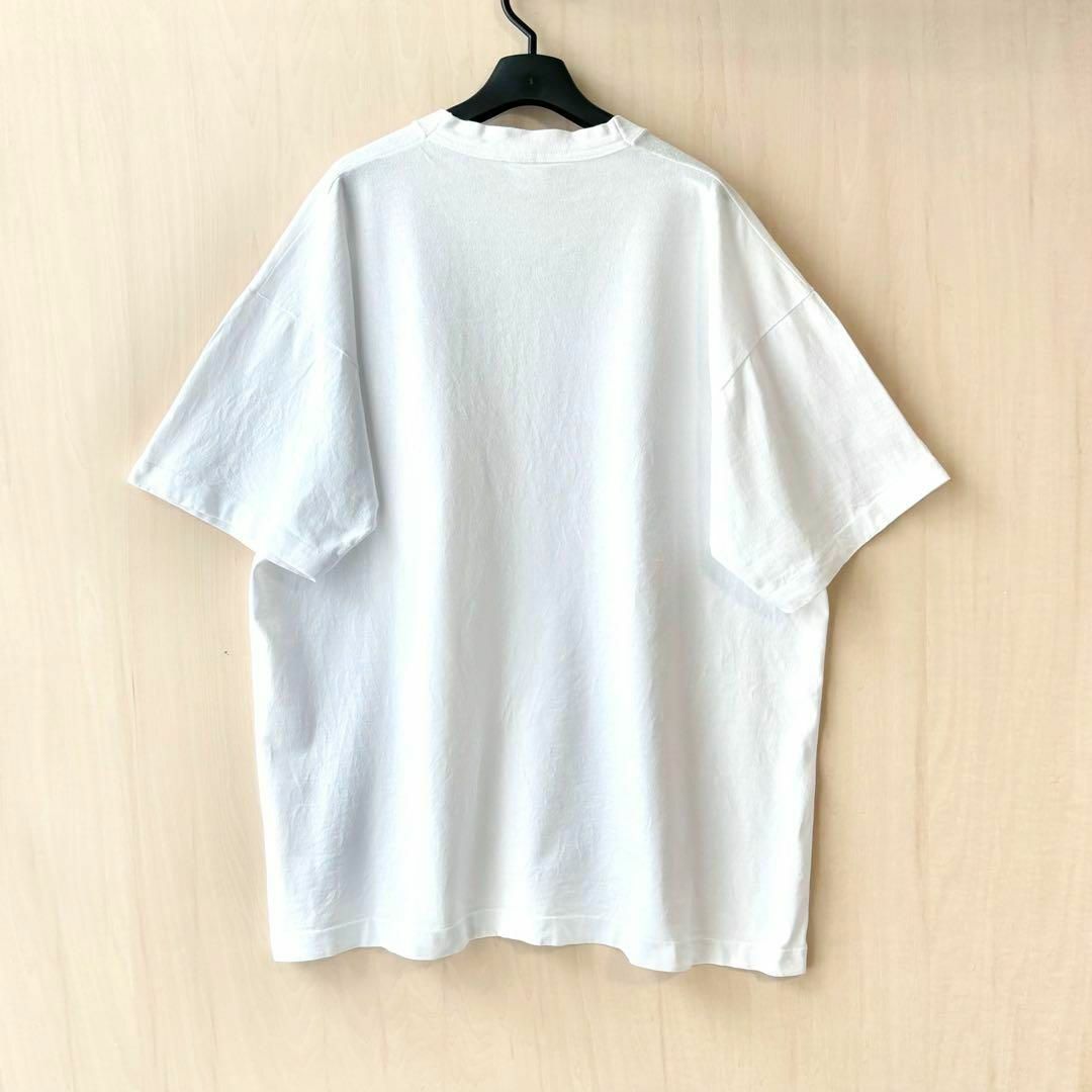 FRUIT OF THE LOOM(フルーツオブザルーム)の90sUSA製古着　ヴィンテージ　ロゴTシャツ　ブリガムヤング大学　ワンポイント メンズのトップス(Tシャツ/カットソー(半袖/袖なし))の商品写真