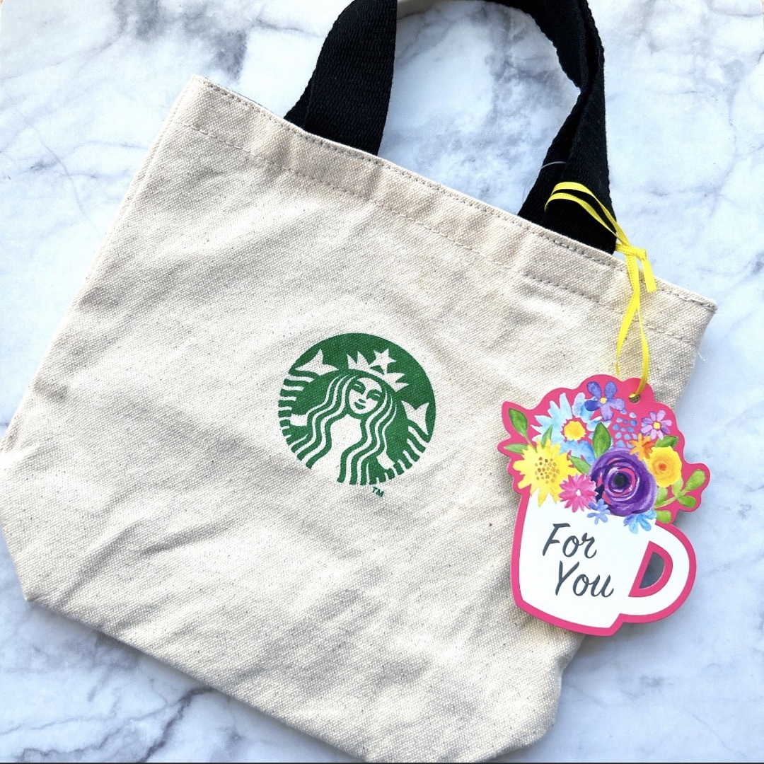 Starbucks Coffee(スターバックスコーヒー)のスターバックス オンラインストア限定 ミニトートバッグ レディースのバッグ(トートバッグ)の商品写真