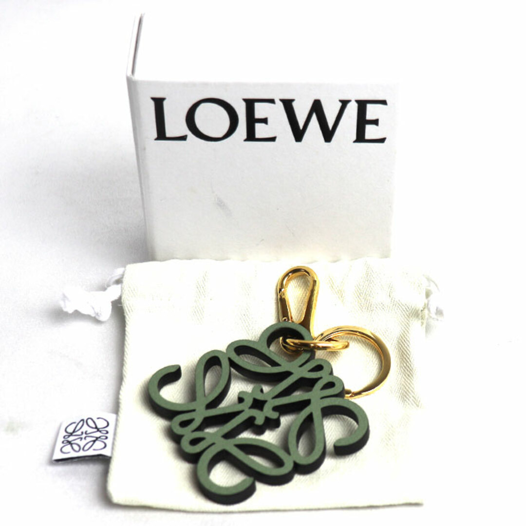 LOEWE(ロエベ)のLOEWE ロエベ アナグラム キーリング ローズマリー C821232X06 レディース【中古】【極美品】 レディースのファッション小物(キーケース)の商品写真