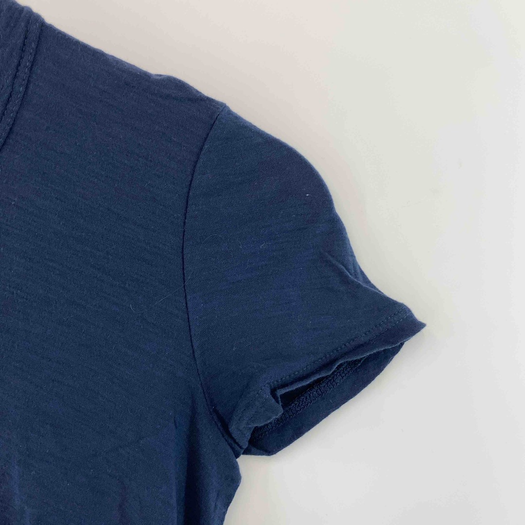 JAMES PERSE(ジェームスパース)のJAMES PERSE ジェームスパース レディース Tシャツ　半袖　紺色　無地　USA製 レディースのトップス(Tシャツ(半袖/袖なし))の商品写真