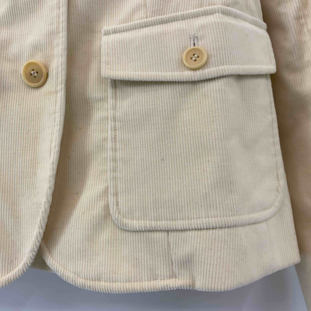 theory(セオリー)のtheory セオリー レディース テーラードジャケット コージュロイ アイボリー 綿混 レディースのジャケット/アウター(テーラードジャケット)の商品写真