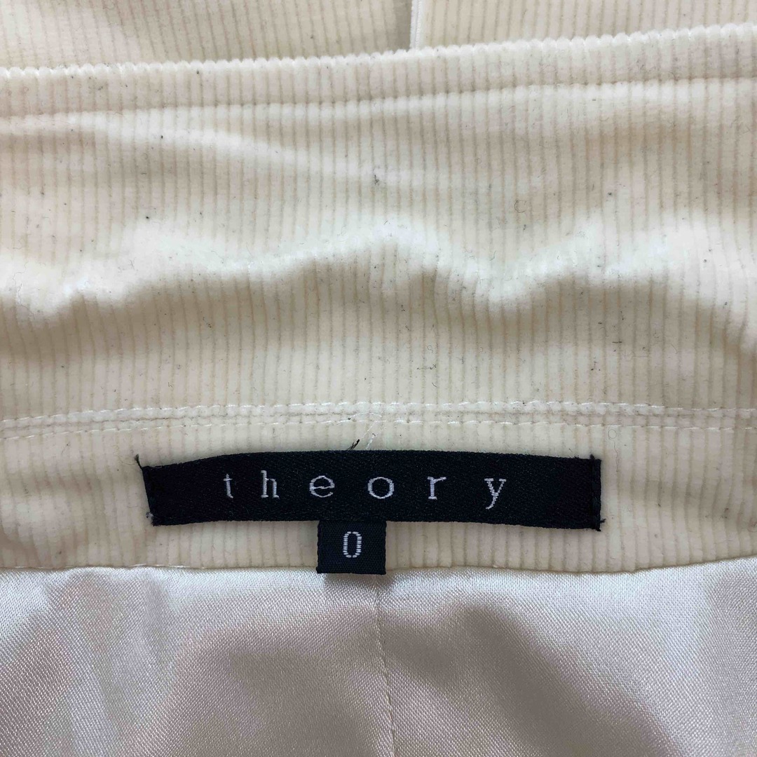 theory(セオリー)のtheory セオリー レディース テーラードジャケット コージュロイ アイボリー 綿混 レディースのジャケット/アウター(テーラードジャケット)の商品写真