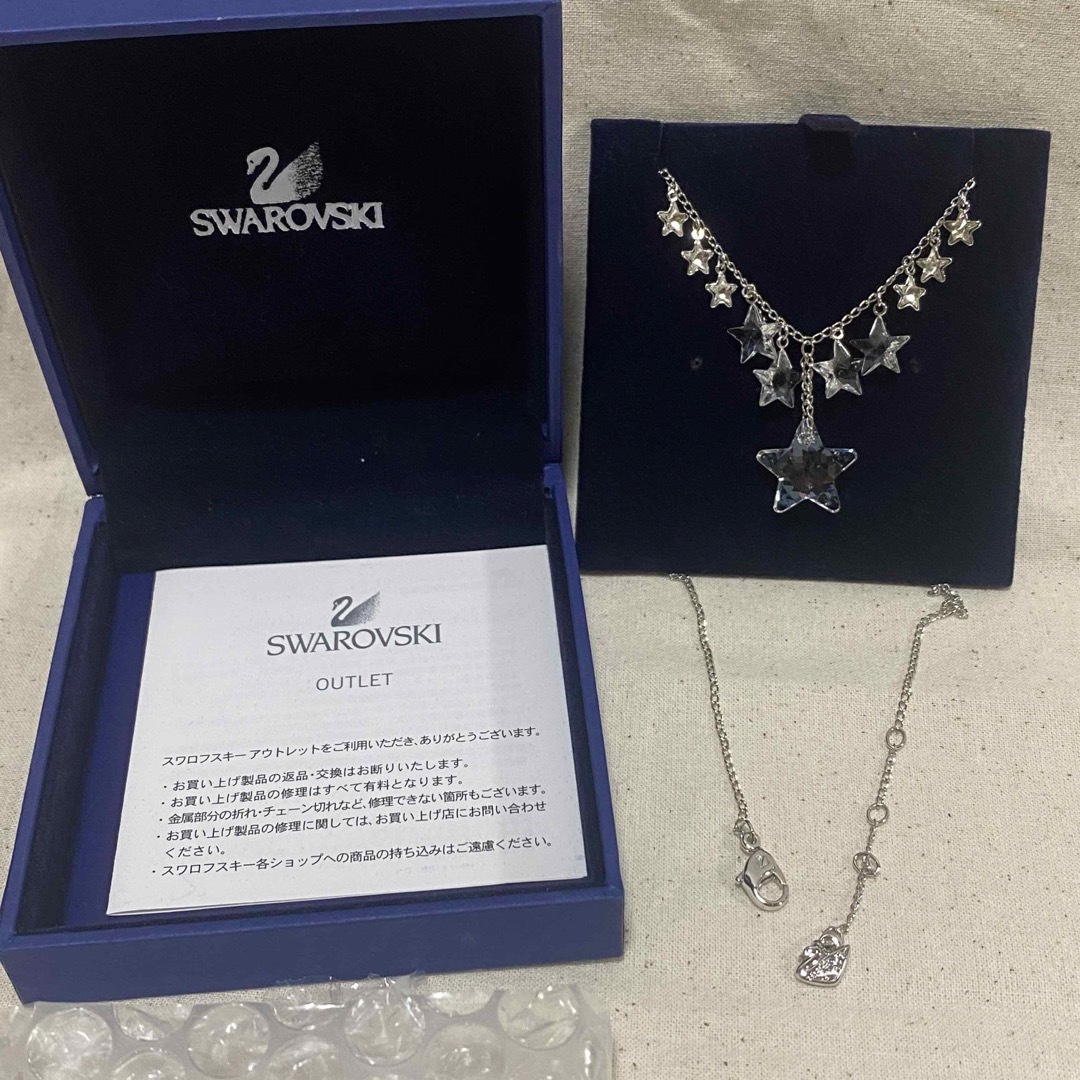 SWAROVSKI(スワロフスキー)のSWAROVSKI スワロフスキー クリスタル 星  Milky ネックレス レディースのアクセサリー(ネックレス)の商品写真