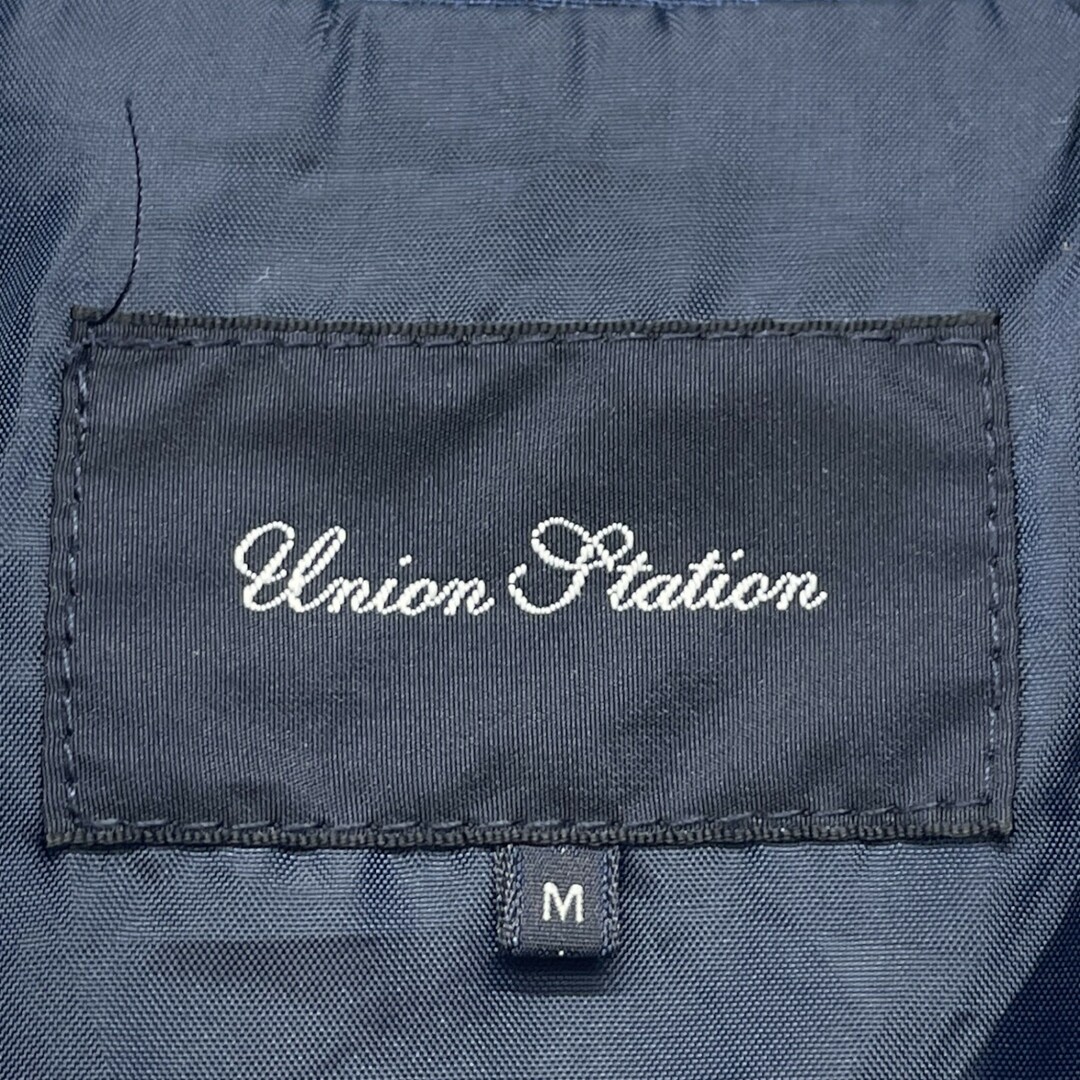 Union Station ユニオンステーション ジャケット ブルー サイズM 薄手 メンズビギ ヴィンテージ 6 メンズのジャケット/アウター(ブルゾン)の商品写真