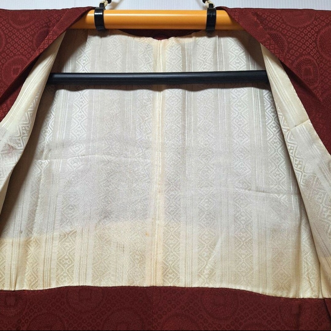 【訳あり】 正絹 着物 道行 羽織 リメイク用 レディースの水着/浴衣(着物)の商品写真