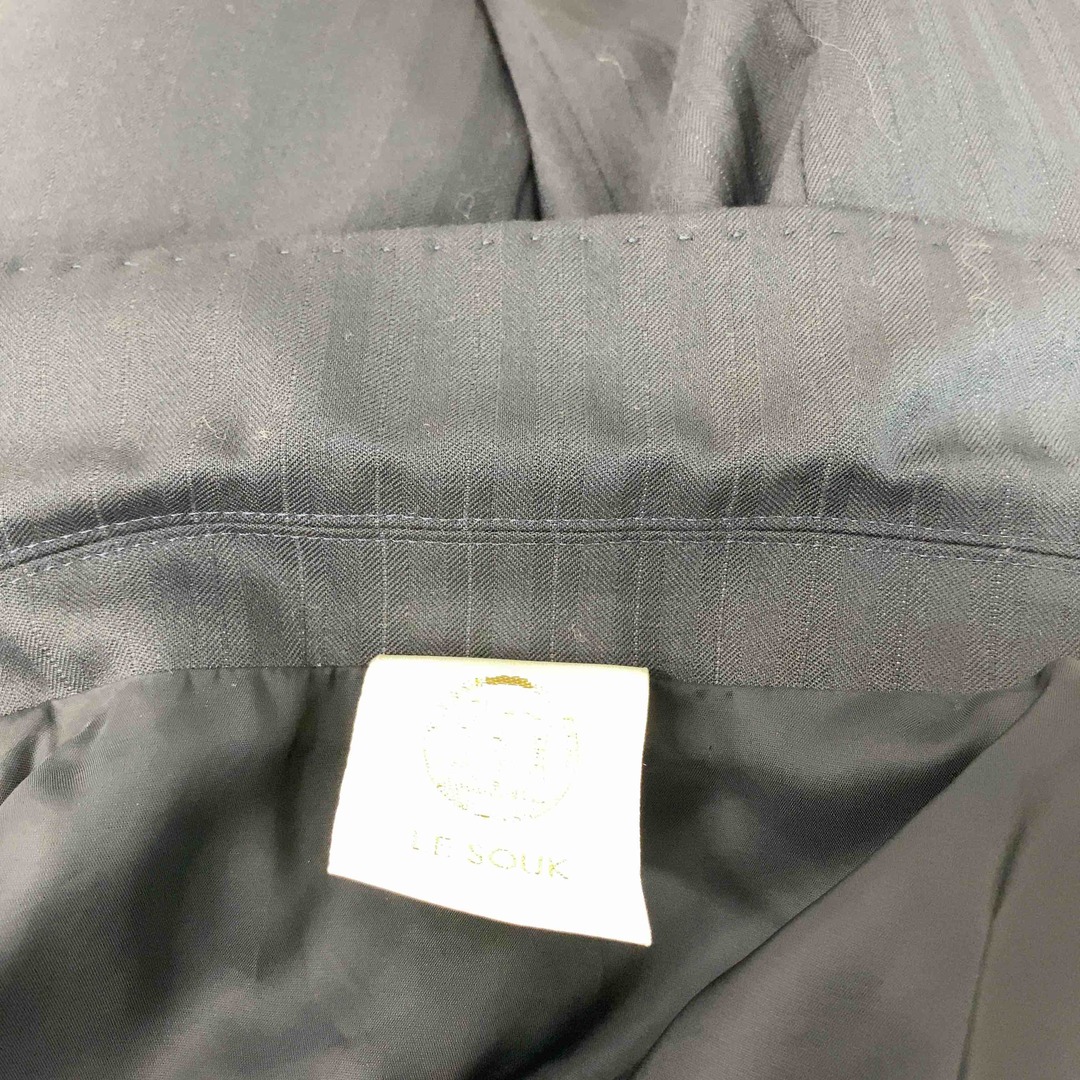 Le souk(ルスーク)のLE SOUK ルスーク レディース セットアップ テーラードジャケット  パンツ ネイビー 毛混 レディースのフォーマル/ドレス(スーツ)の商品写真