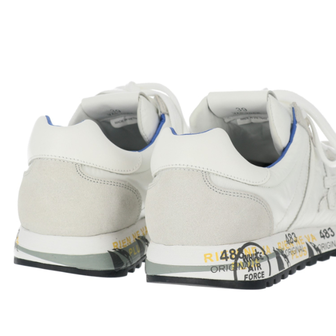 PREMIATA(プレミアータ)のプレミアータホワイト/PREMIATA WHITE シューズ メンズ スエード×ナイロン スニーカー WHITE LUCY-0001-206E _0410ff メンズの靴/シューズ(スニーカー)の商品写真