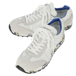 プレミアータ(PREMIATA)のプレミアータホワイト/PREMIATA WHITE シューズ メンズ スエード×ナイロン スニーカー WHITE LUCY-0001-206E _0410ff(スニーカー)