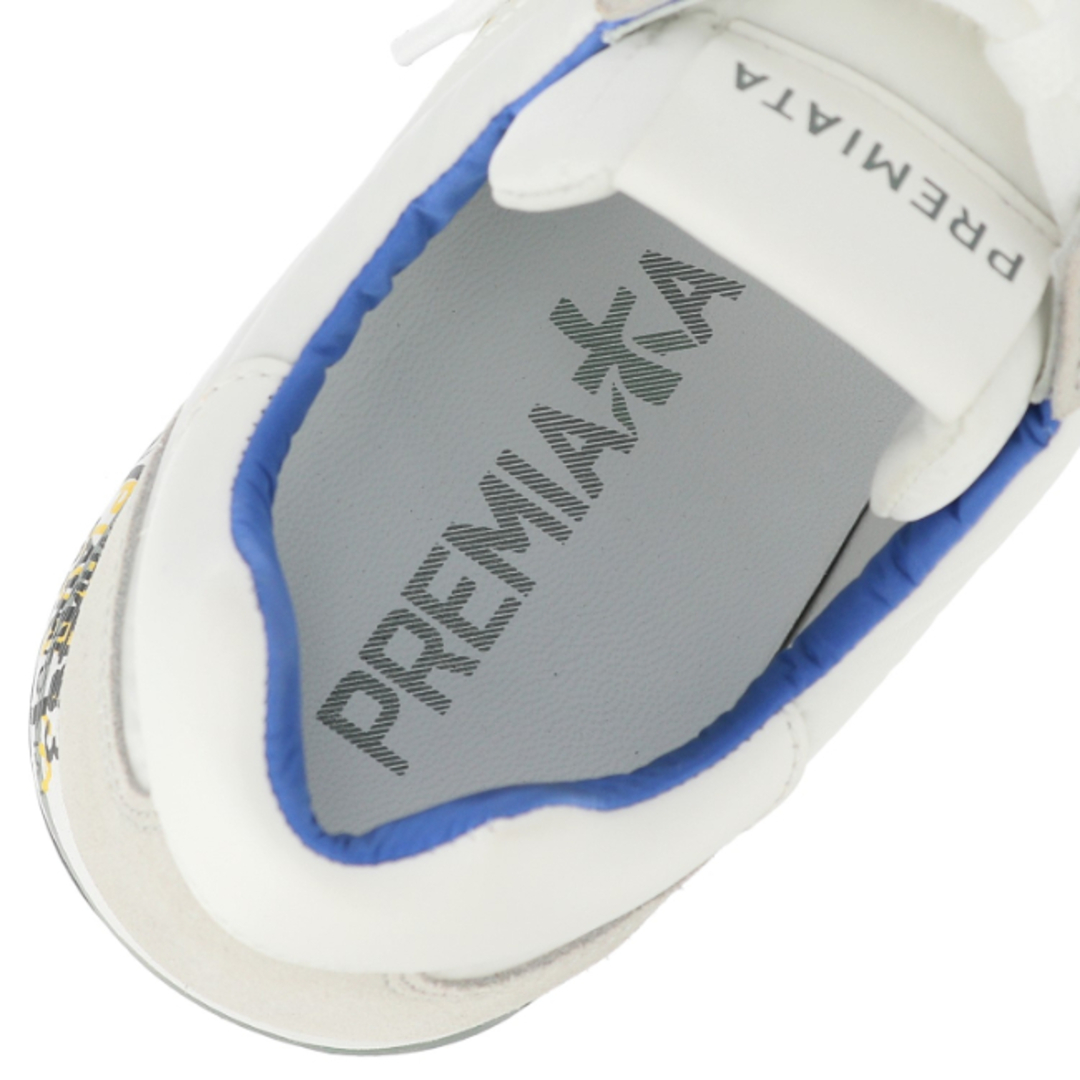 PREMIATA(プレミアータ)のプレミアータホワイト/PREMIATA WHITE シューズ メンズ スエード×ナイロン スニーカー WHITE LUCY-0001-206E _0410ff メンズの靴/シューズ(スニーカー)の商品写真