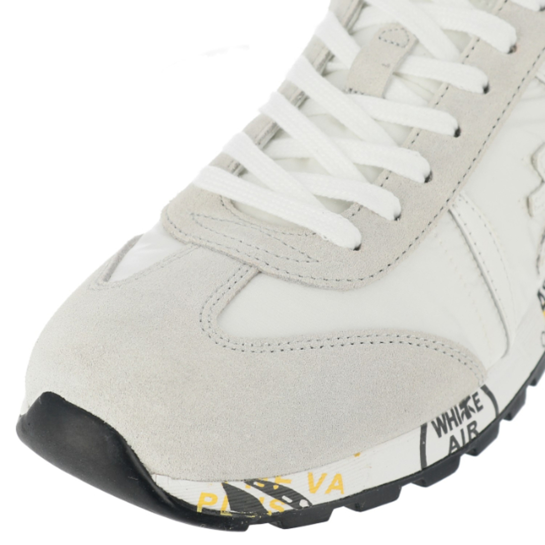 PREMIATA(プレミアータ)のプレミアータホワイト/PREMIATA WHITE シューズ メンズ スエード×ナイロン スニーカー WHITE LUCY-0001-206E _0410ff メンズの靴/シューズ(スニーカー)の商品写真