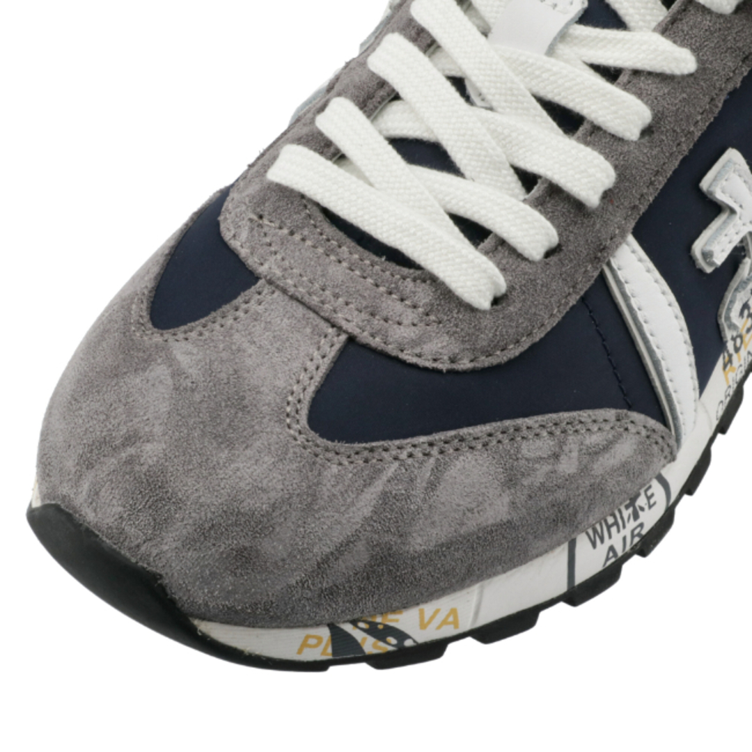 PREMIATA(プレミアータ)のプレミアータホワイト/PREMIATA WHITE シューズ メンズ スエード×ナイロン スニーカー BLU GRIGIO LUCY-0001-600E _0410ff メンズの靴/シューズ(スニーカー)の商品写真