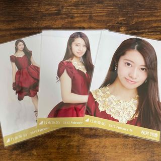 ノギザカフォーティーシックス(乃木坂46)の乃木坂46 桜井玲香 紅白衣装 生写真 コンプ(アイドルグッズ)