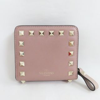 ヴァレンティノガラヴァーニ(valentino garavani)のヴァレンティノ・ガラヴァーニ ロックスタッズ コイン・カードケース RW2P0R22BOL Ts780281 美品(コインケース)