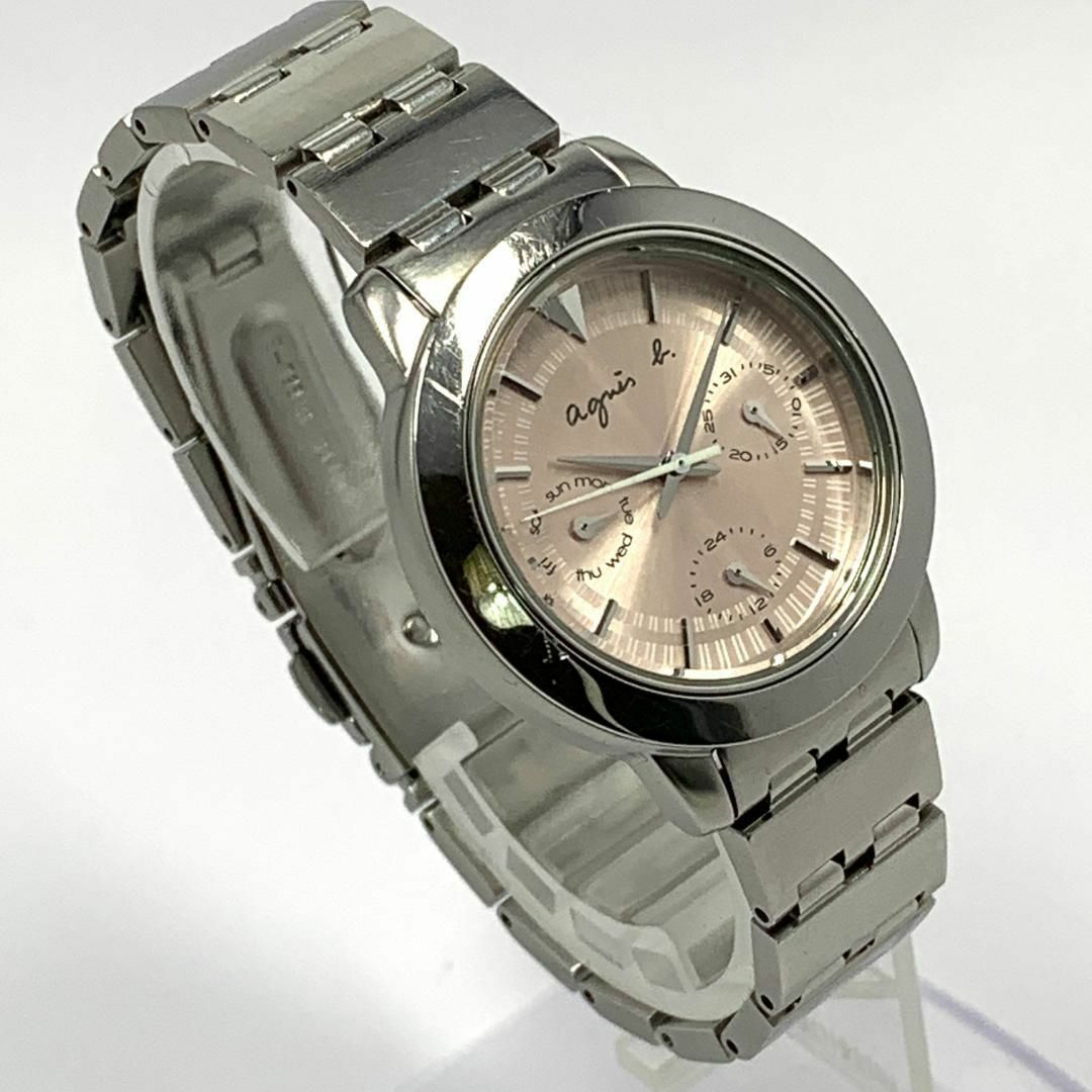 agnes b.(アニエスベー)の389 稼働品 agnes b. レディース 腕時計 デイデイト ラウンド 人気 レディースのファッション小物(腕時計)の商品写真