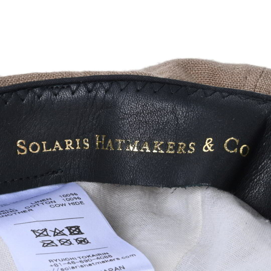SOLARIS&CO. キャスケット メンズの帽子(キャスケット)の商品写真