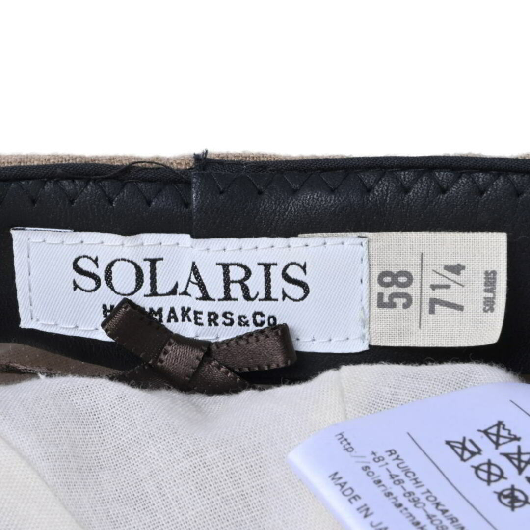 SOLARIS&CO. キャスケット メンズの帽子(キャスケット)の商品写真