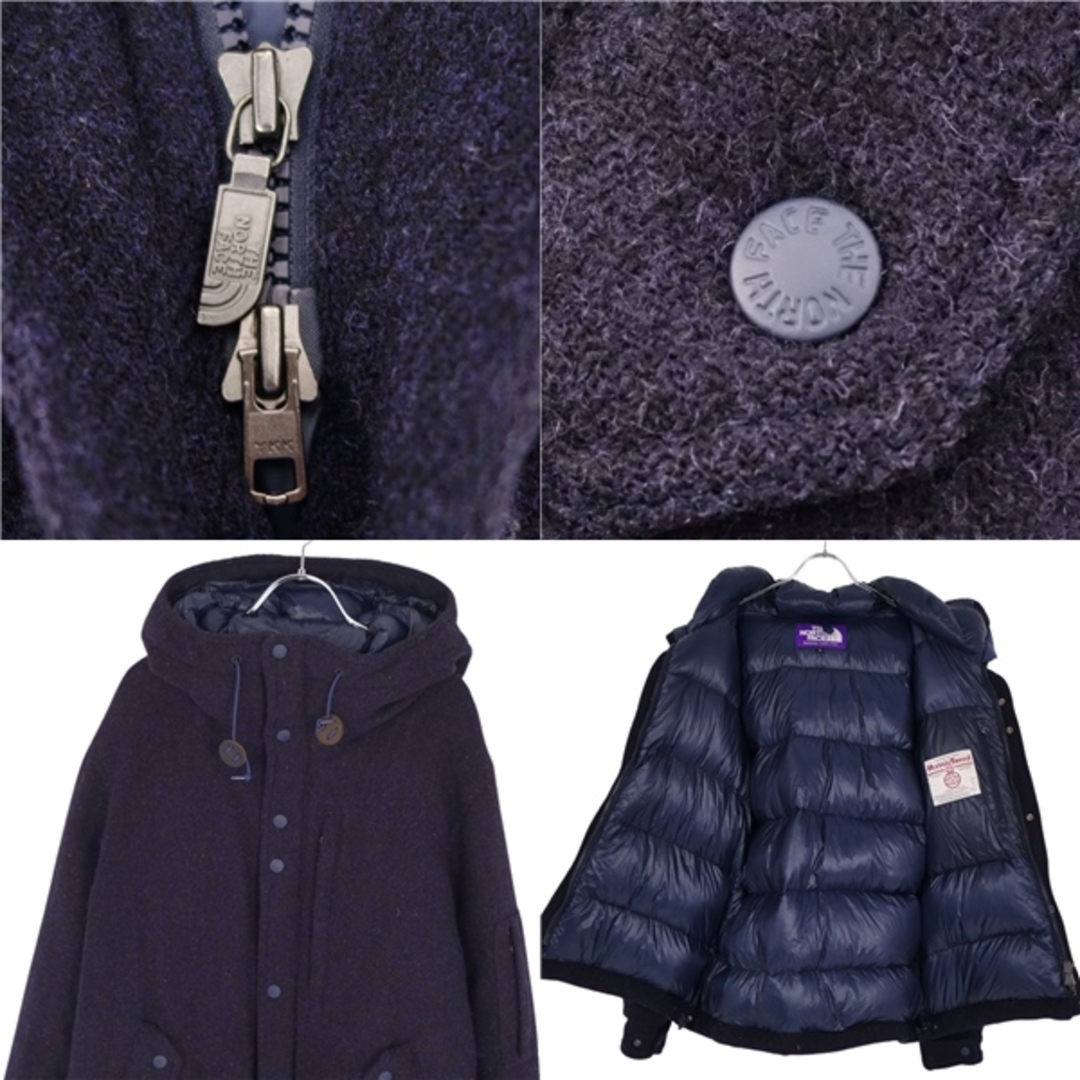 THE NORTH FACE(ザノースフェイス)の美品 ザノースフェイス THE NORTH FACE PURPLE LABEL ダウンジャケット HARRIS TWEED ND2463N アウター メンズ L  メンズのジャケット/アウター(その他)の商品写真