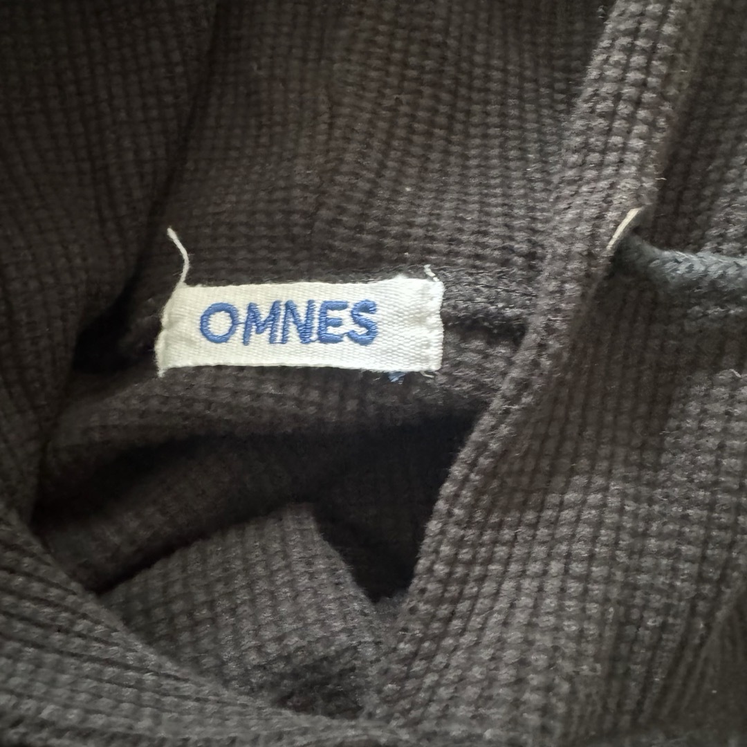 OMNES(オムネス)のOMNES ワッフルサーマル スリット入長袖パーカーワンピース レディースのワンピース(ロングワンピース/マキシワンピース)の商品写真