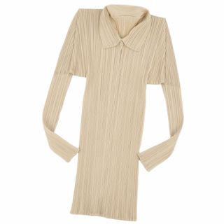 プリーツプリーズイッセイミヤケ(PLEATS PLEASE ISSEY MIYAKE)の美品 プリーツプリーズ イッセイミヤケ PLEATS PLEASE シャツ ブラウス ロングスリーブ プリーツ トップス レディース 3(シャツ/ブラウス(長袖/七分))