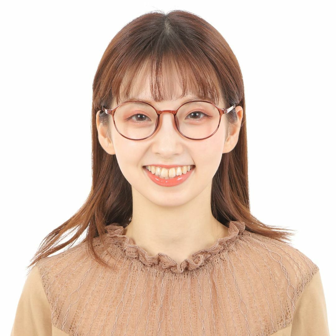 【色: ピンクブラウン】[MOOM AZ Label] 老眼鏡 レディース おし コスメ/美容のコスメ/美容 その他(その他)の商品写真