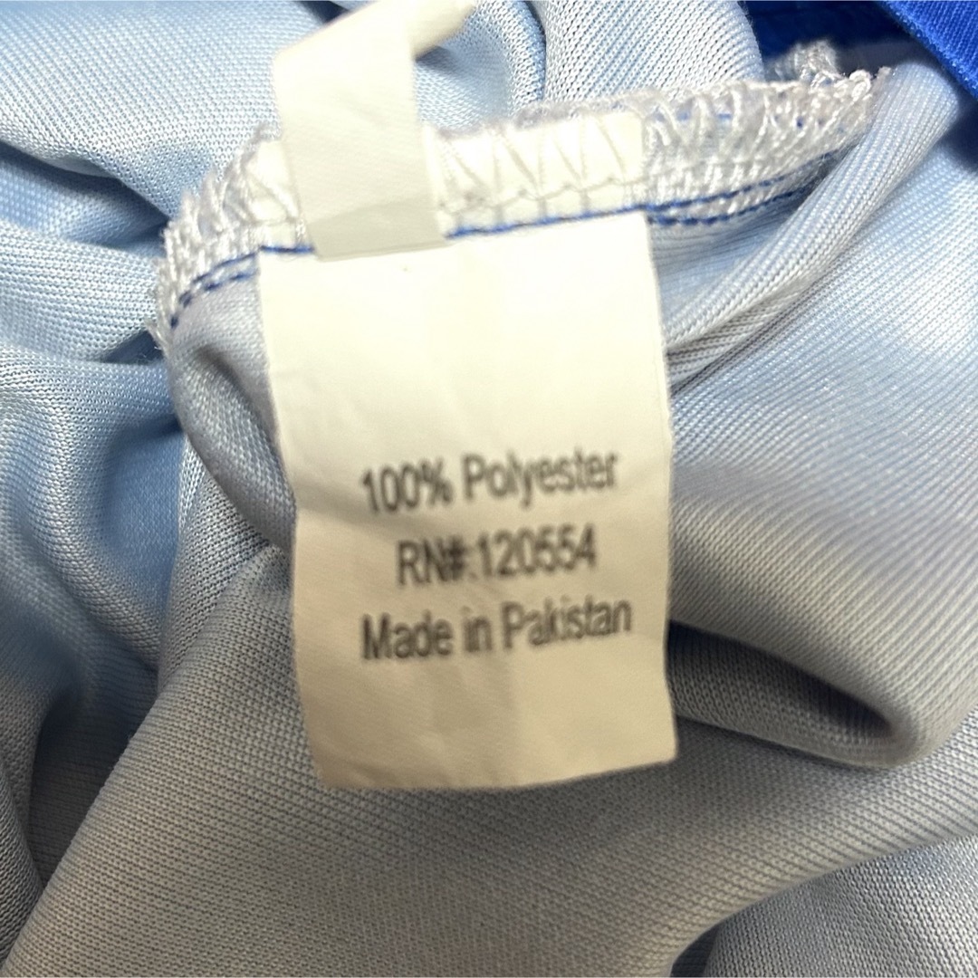 輸入品 半袖シャツ ポリエステル ベースボールシャツ 2XL ゆるだぼ ブルー  メンズのトップス(シャツ)の商品写真