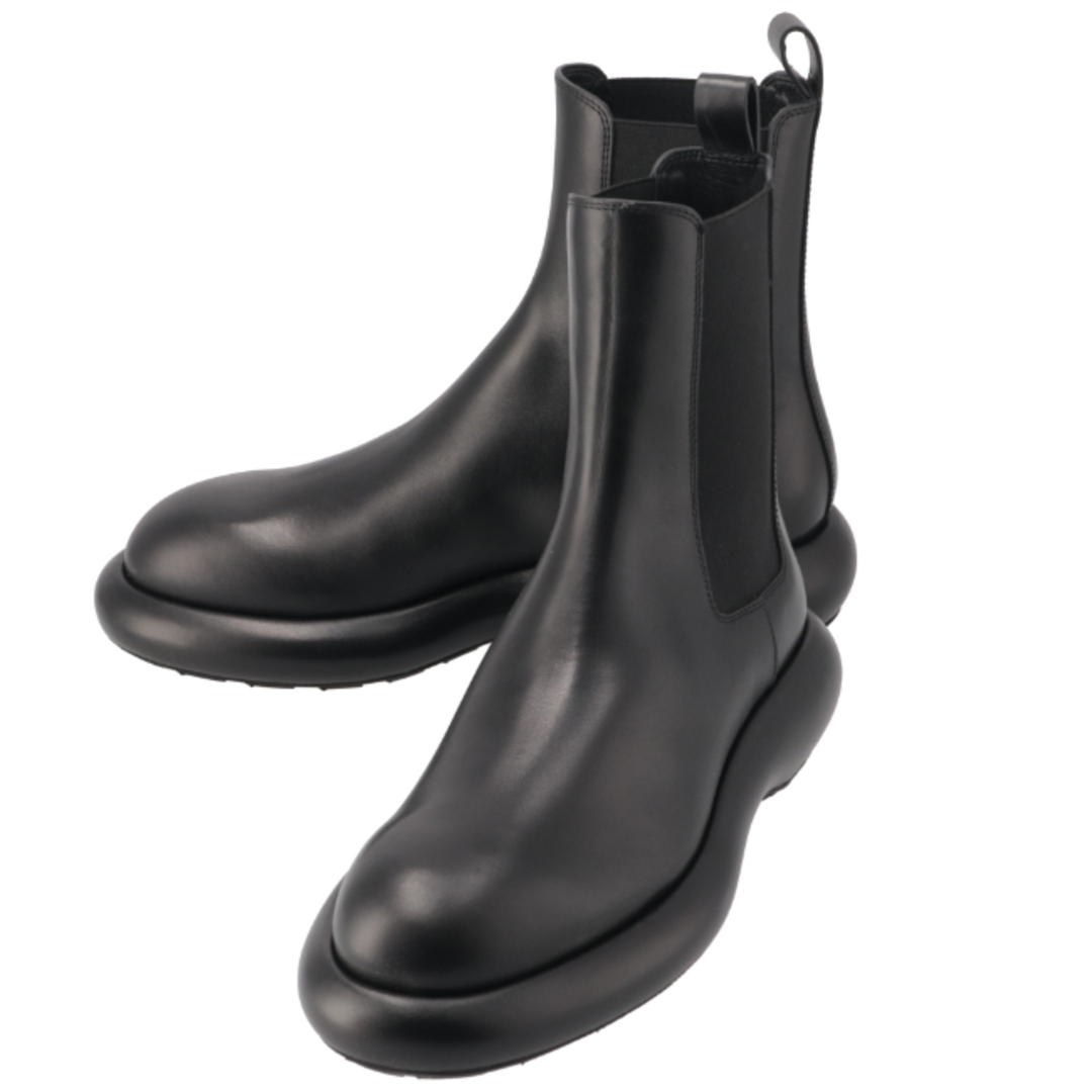 Jil Sander(ジルサンダー)のジルサンダー/JIL SANDER ブーツ メンズ カーフレザー サイドゴアブーツ BLACK J32WU0032-PR425-001 _0410ff メンズの靴/シューズ(ブーツ)の商品写真